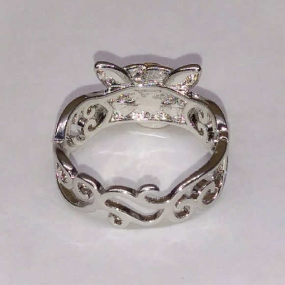 🎀 925- 14k Rose Gold Rose Ring - Picture 5 of 8